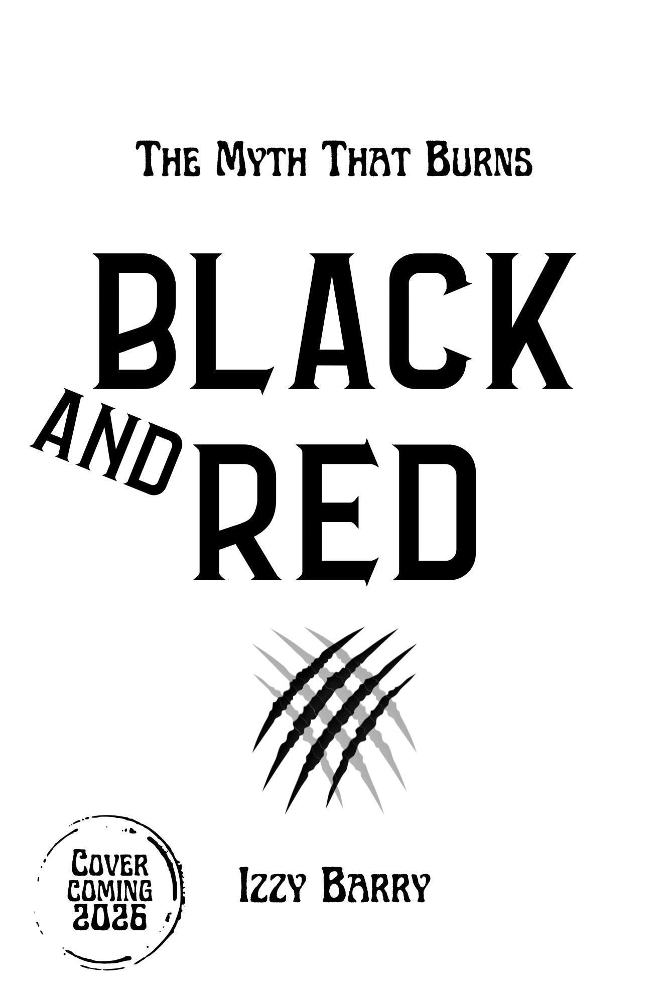 Black and Red Temporary Cover